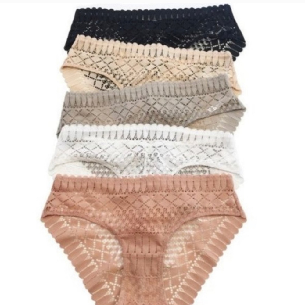 Anemone Taupe Lace Panties